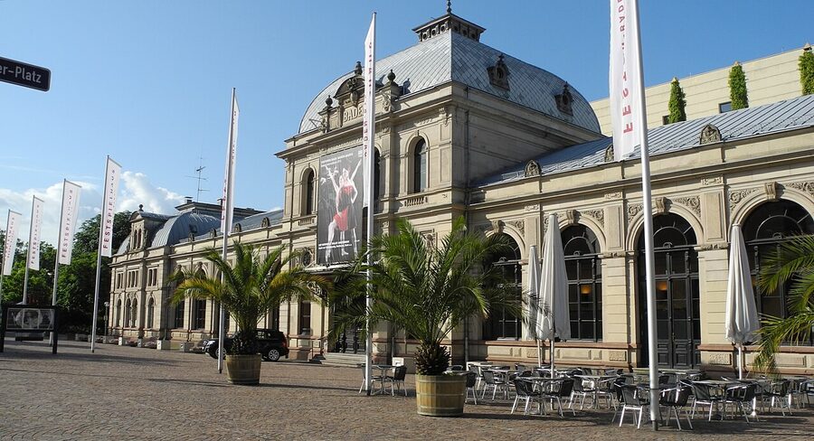 The Festspielhaus opera and concert hall in Baden-Baden