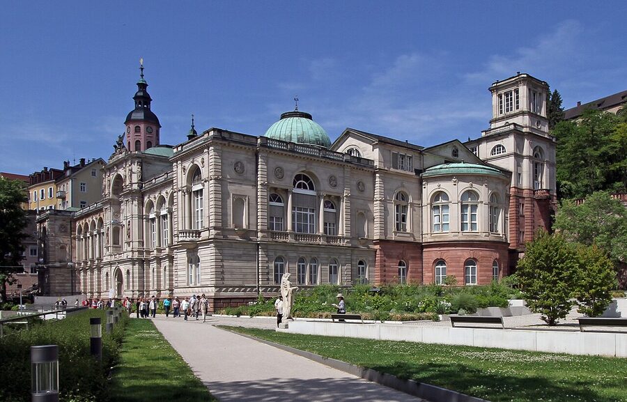 Facade of the Friedrichsbad Roman-Irish bath, Baden-Baden