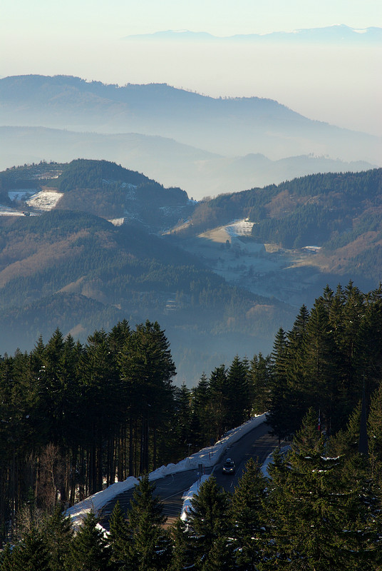 The Mummelsee, a stop on the Schwarzwaldhochstrasse south of Baden-Baden