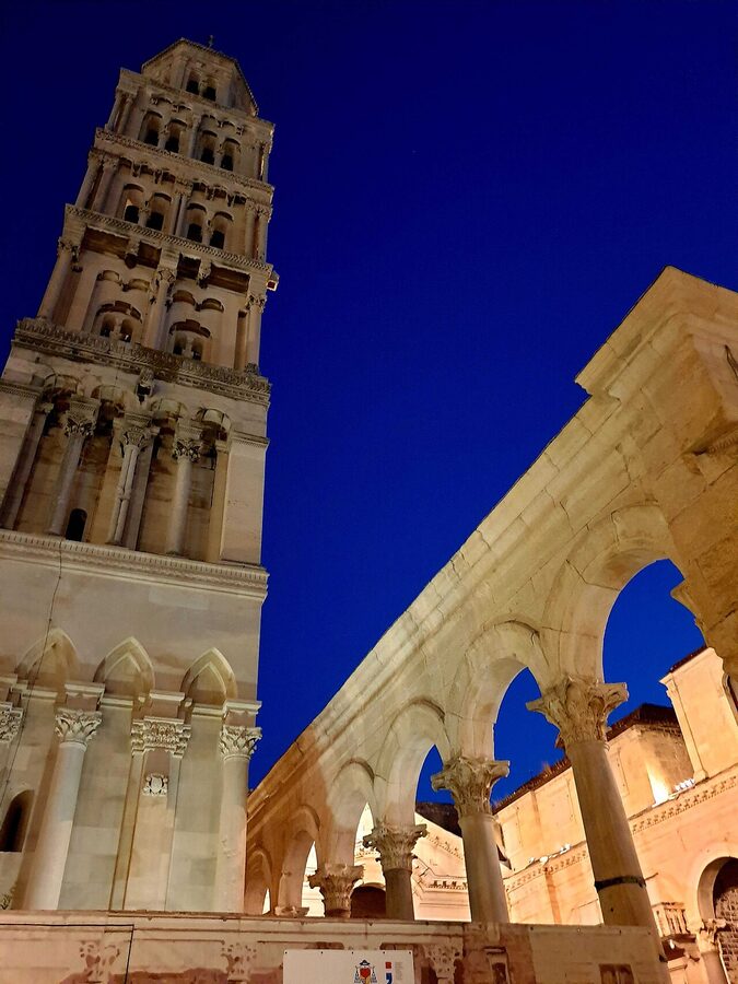 Inside Diocletian Palace in Split, Croatia