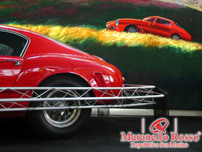 A 1960 Ferrari 250 GT SWB Berlinetta on display at the Maranello museum