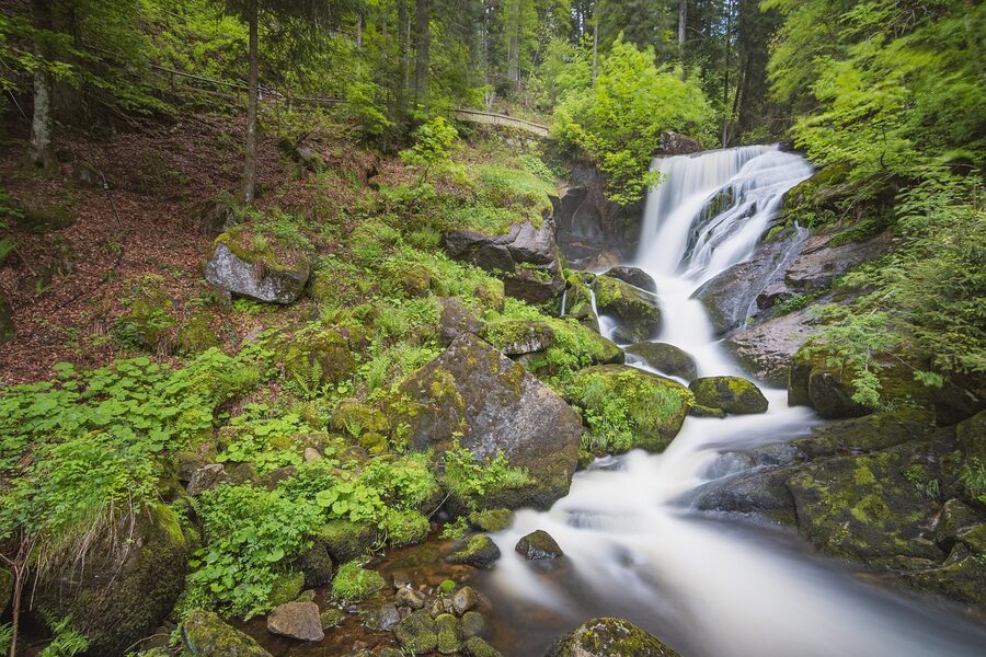 Triberg waterfall, central Black Forest, Germany