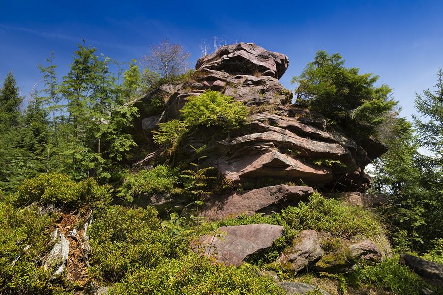 Westweg long-distance hiking trail, Klagstein, Black Forest