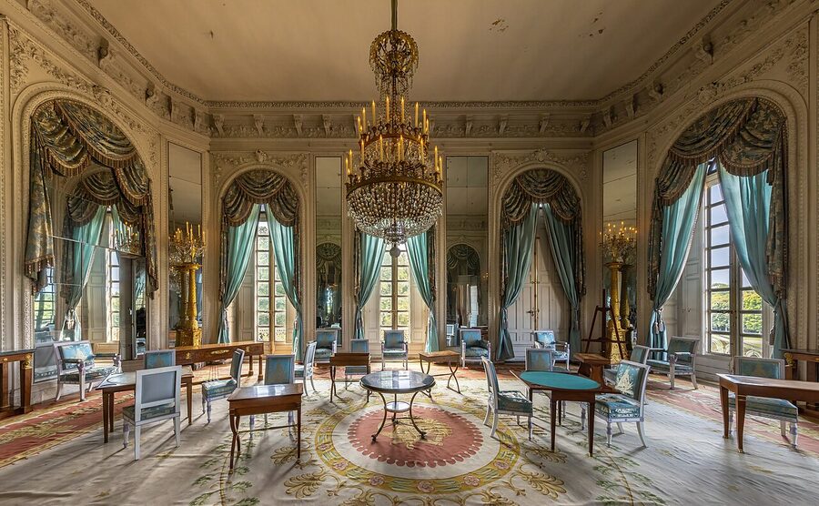 Salon of Mirrors interior at the Grand Trianon, Domain of Versailles