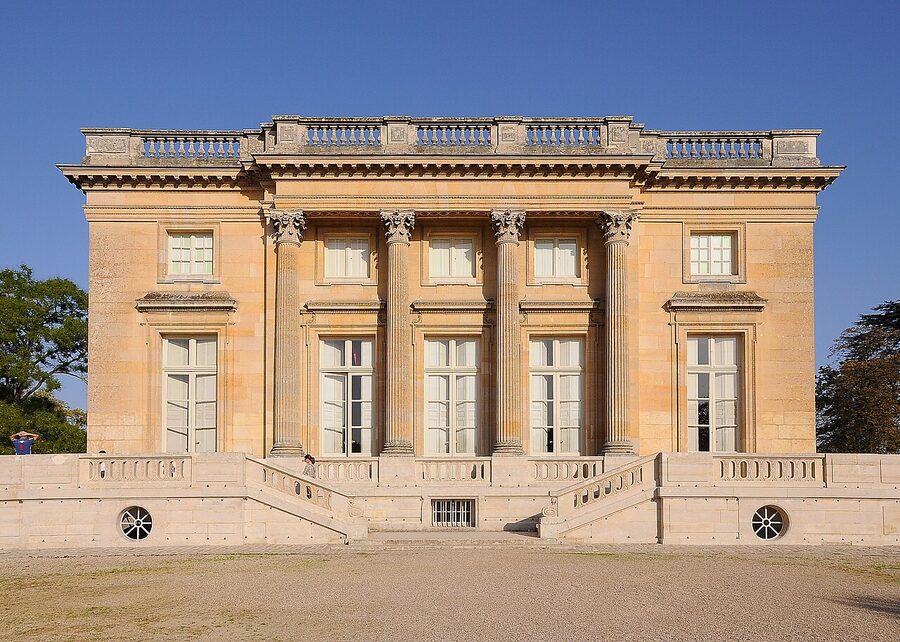 West facade of the Petit Trianon at Versailles