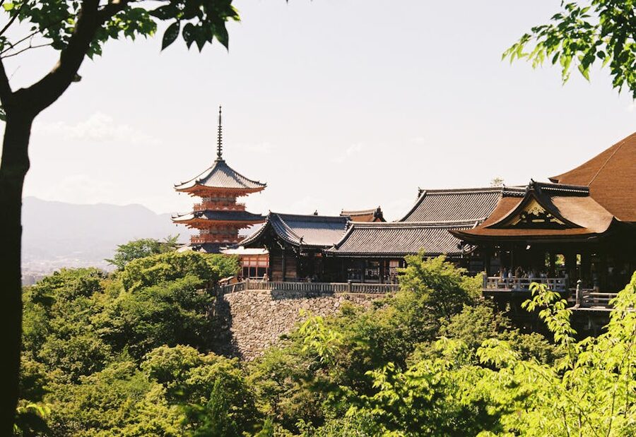 Kiyomizu-dera temple in Kyoto, Japan