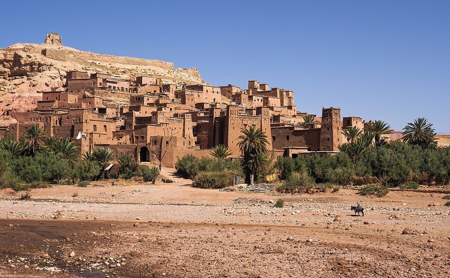 The Ksar of Ait Benhaddou between Marrakech and Ouarzazate