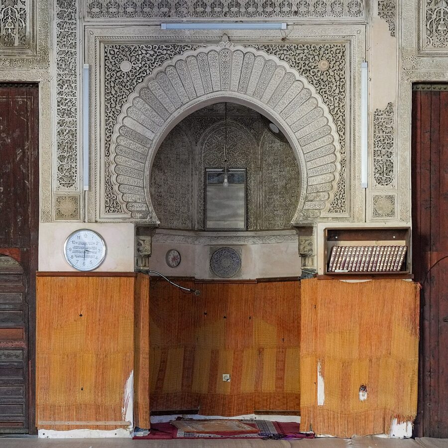 Mihrab at the Bou Inania Madrasa, Fez