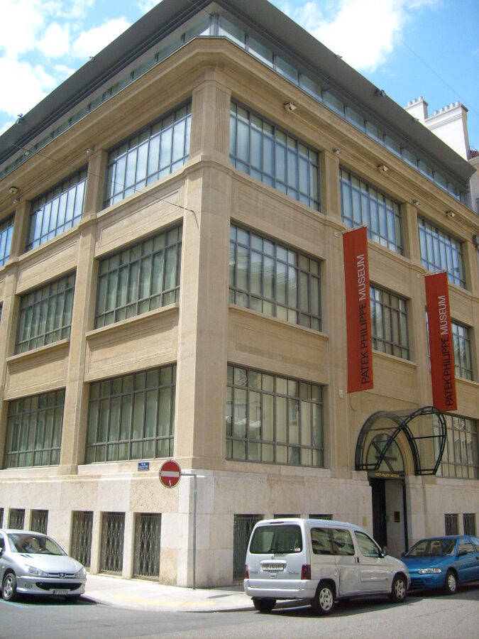 Patek Philippe Museum exterior in Geneva Plainpalais district
