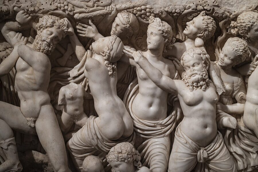 Dionysus Sarcophagus at the Antalya Archaeology Museum