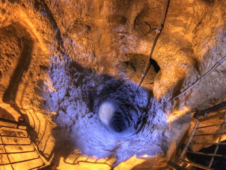 Derinkuyu underground city tunnels carved 60 metres deep
